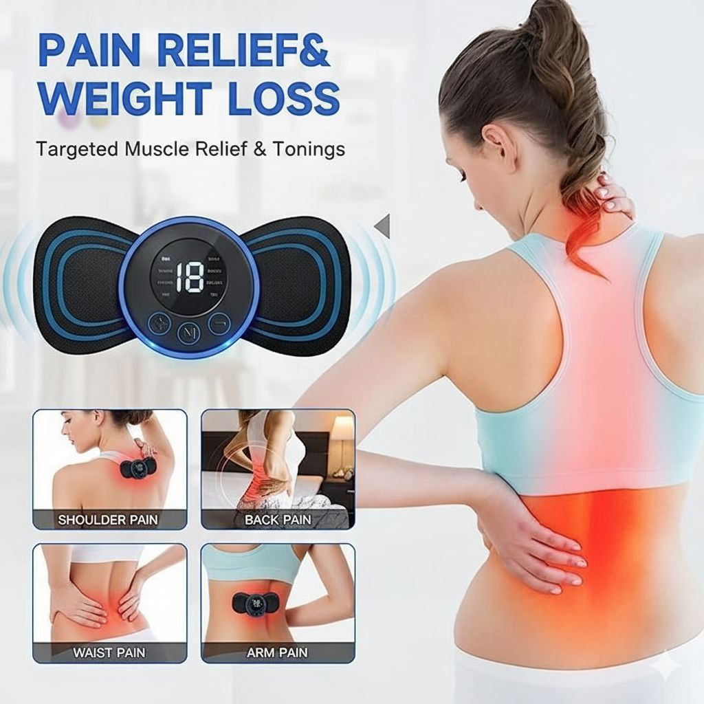 Massager Back Full Body Muscle Stimulator Pain Relief Device