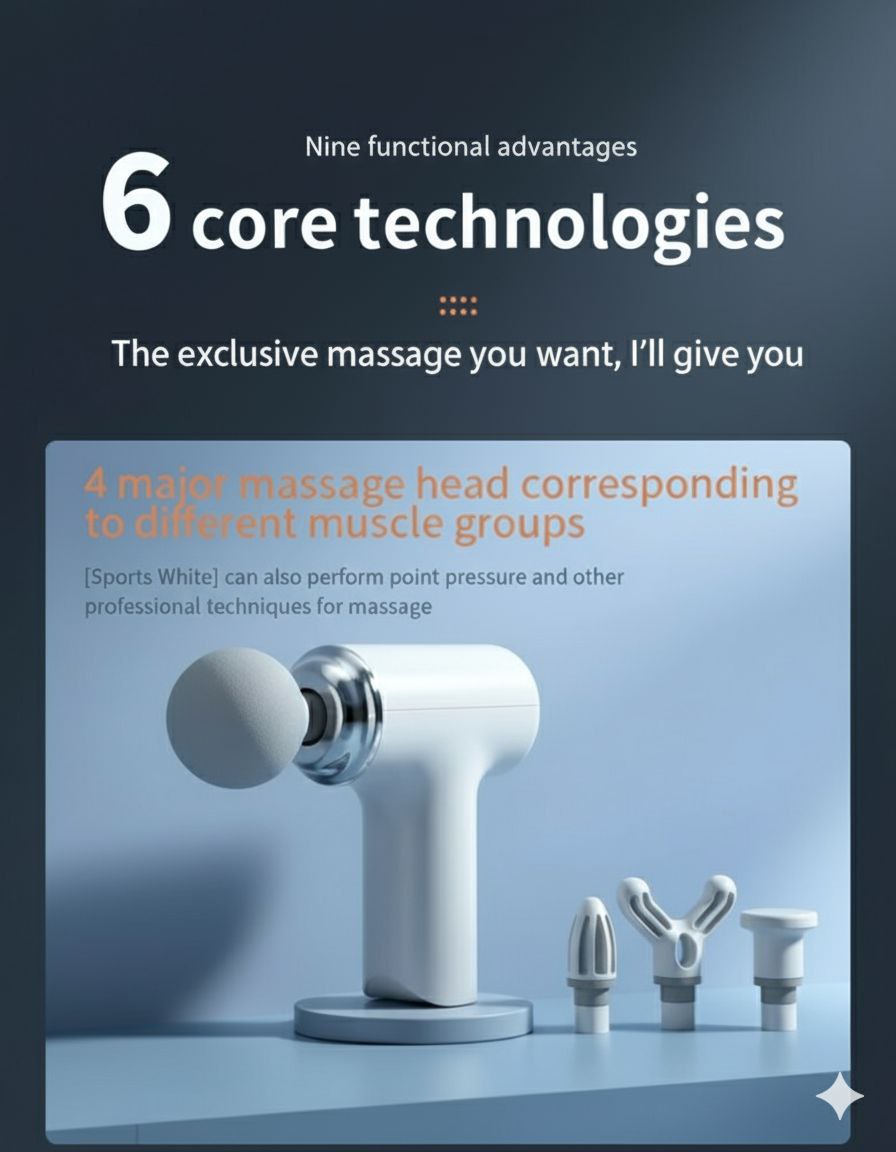 Mini Gun Massager Machine for Pain Relief